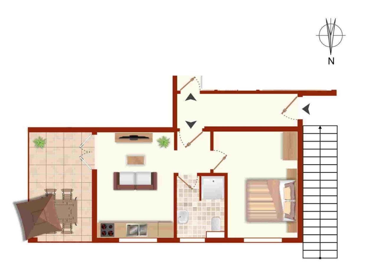 Apartment Novak Vir Bagian luar foto